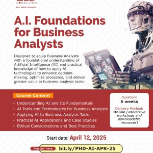 A.I. Foundations for Business Analysts