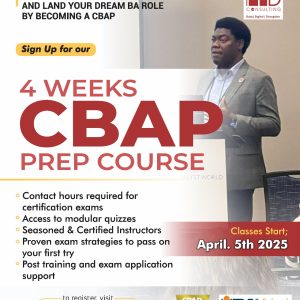 CCBA/CBAP Preparatory Course (Instructor-Led Live Class)